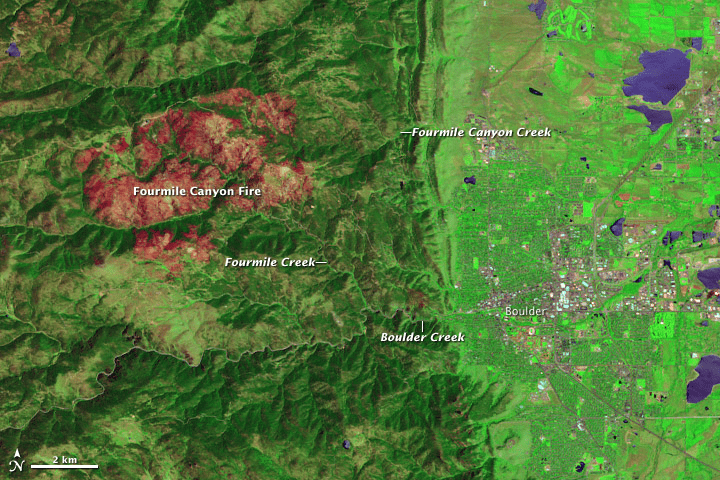 Images Show How Boulder Fire Opened the Floodgates