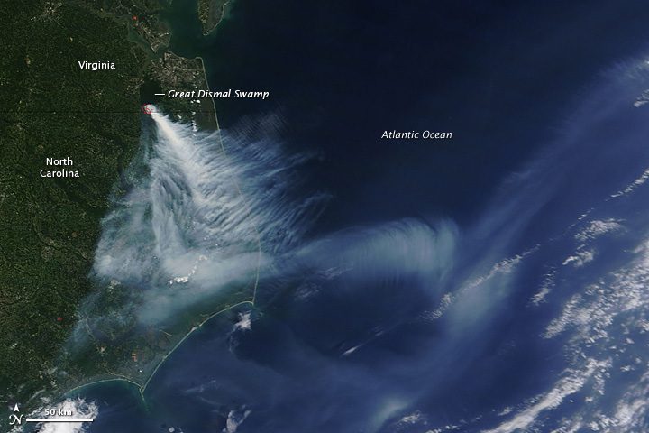 Smoke Hazes Outer Banks Beaches