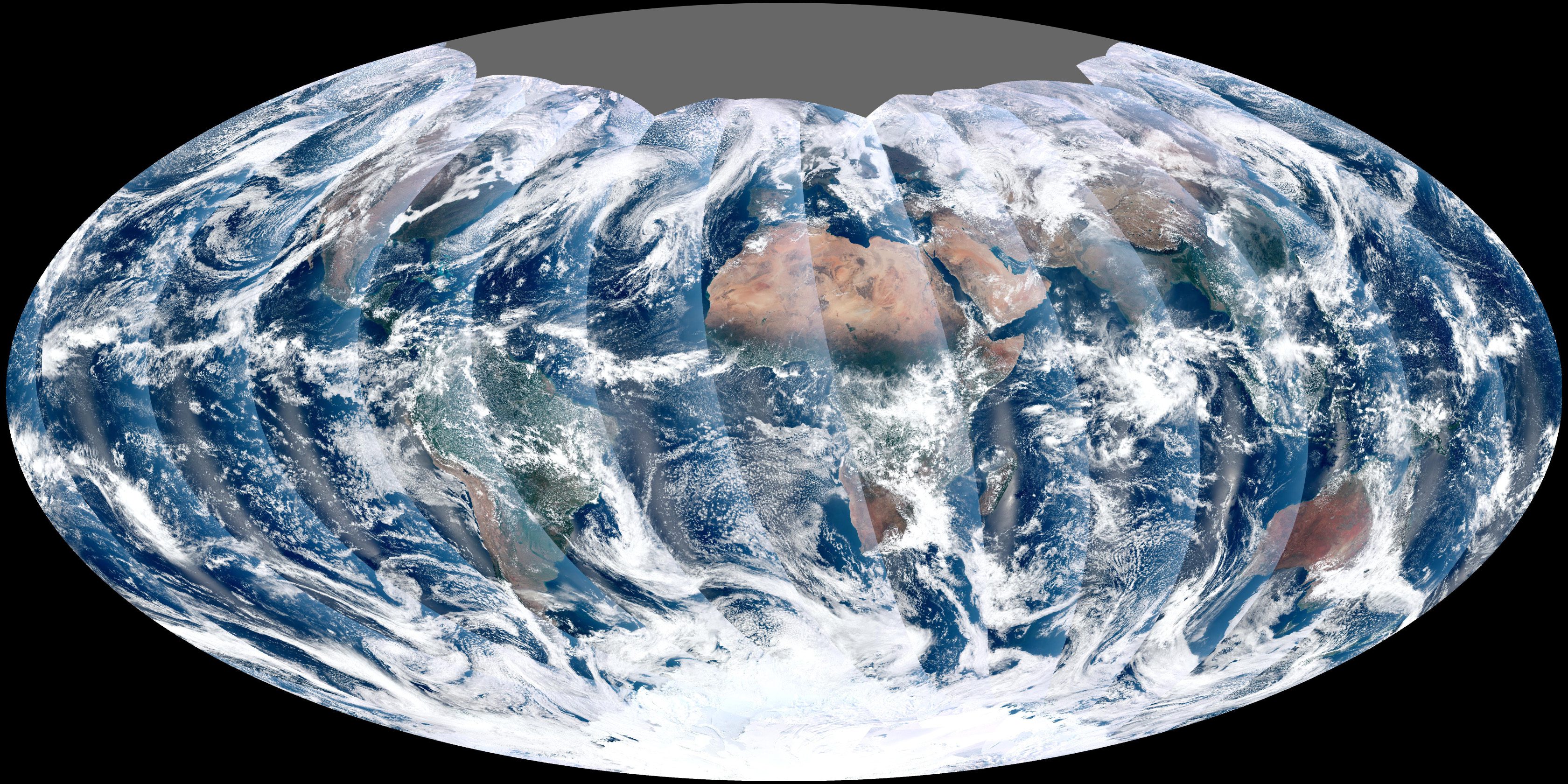 NASA Releases First Global VIIRS Image