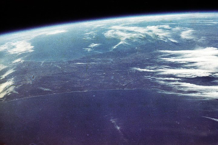 Celebrating Joy: John Glenn's First Look at Earth from Space
