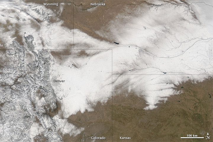 Record Snowstorm Clobbers Colorado