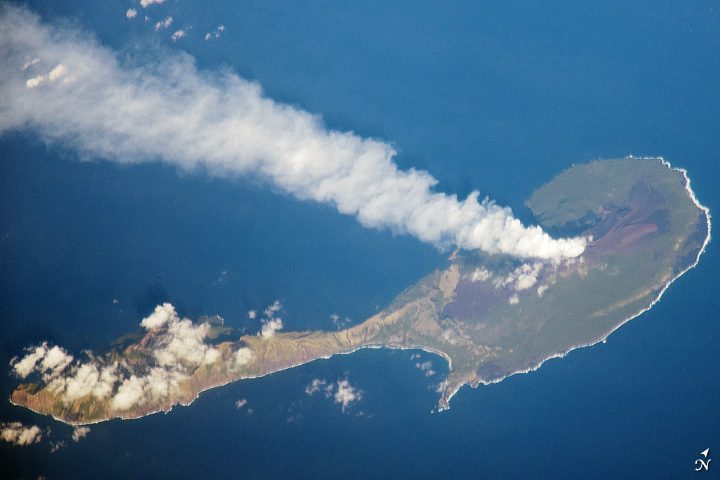Pacific Island Blows off Steam