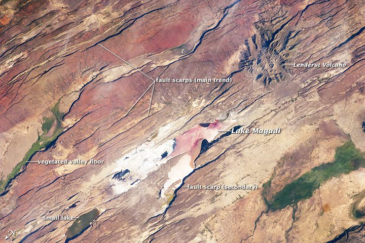 East African Rift Valley a Geologic Maze