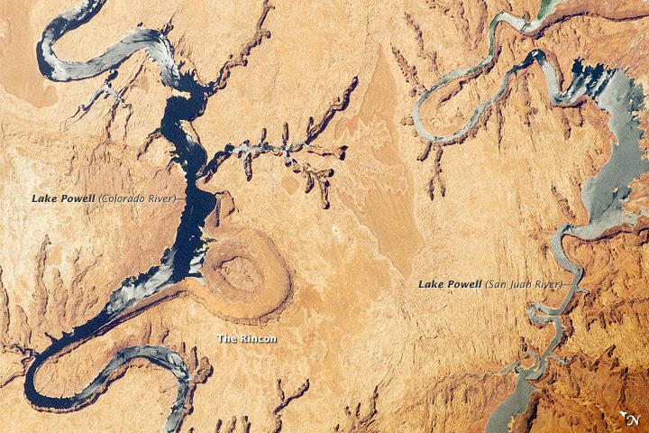 Astronauts Eye Lake Powell and the Rincon