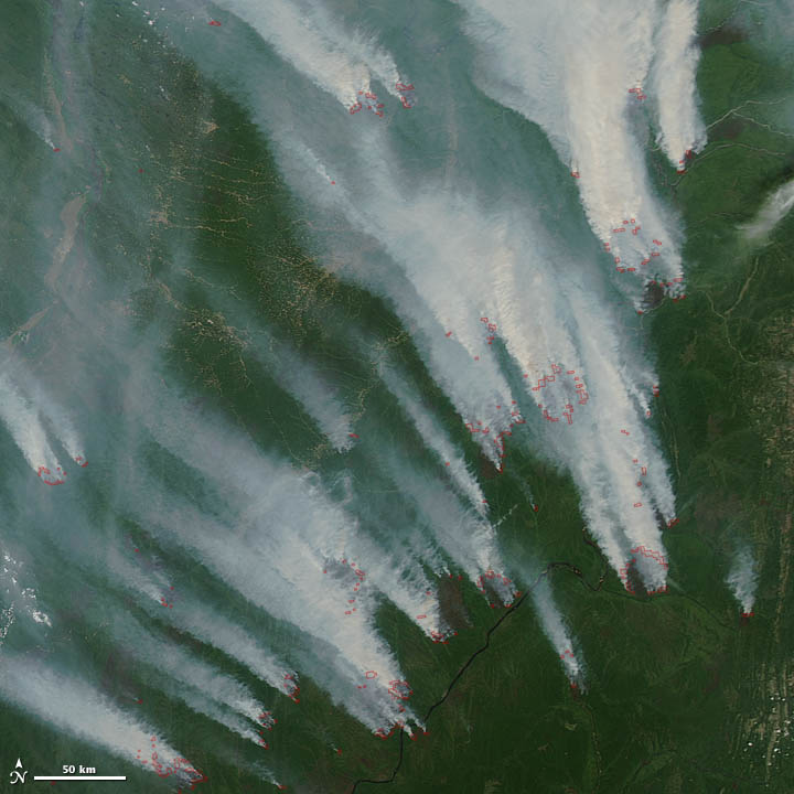 Russia Ablaze with Wildfires