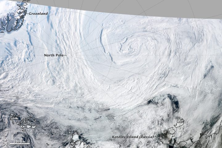 Enormous Cyclone Pounds Arctic for Nearly a Week