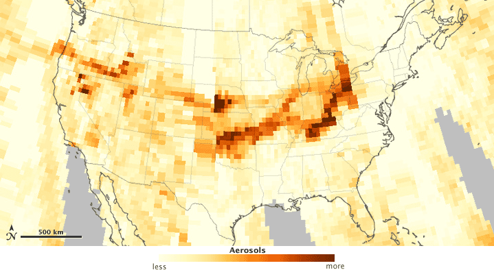 Satellites Show Far-Reaching Effects of U.S. Wildfires