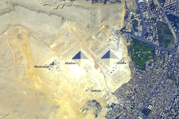 Ancient Wonders Viewed from Space