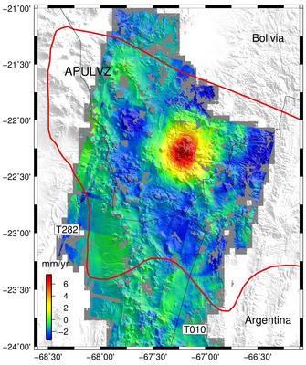 Satellites Detect South American Sombrero Uplift