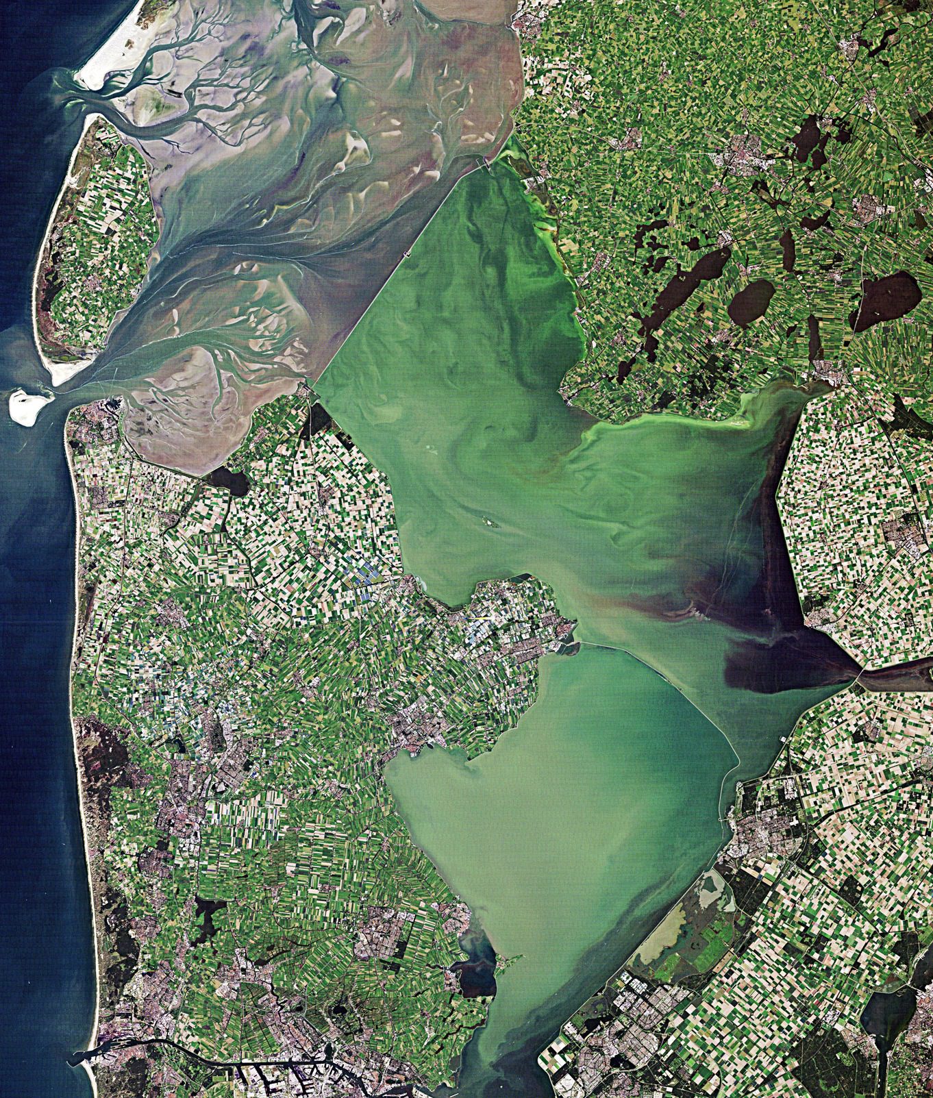 Satellite Imagery Helps Protect Dutch Dikes