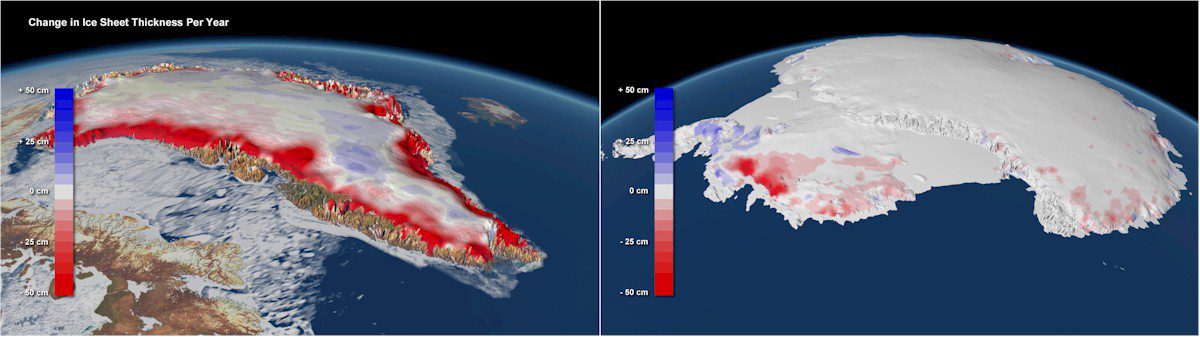 Definitive Satellite Evidence: Ice Sheet Melt on the Rise