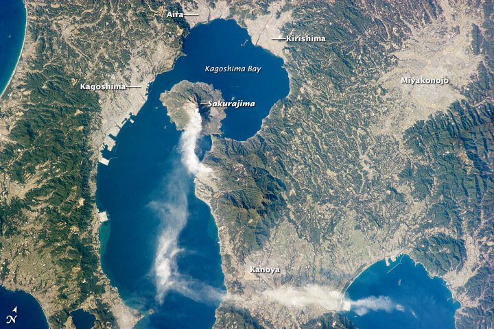 Japanese Volcano Once Was an Island