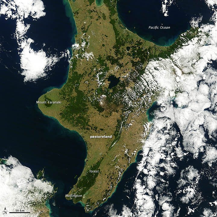 NASA Satellite Chronicles New Zealand Drought