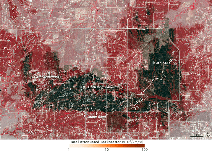 Satellite Shows Aftermath of Historic Colorado Fire