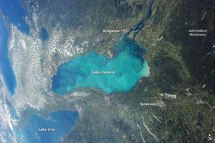 Astronauts Observe Lake Ontario Whiting Event