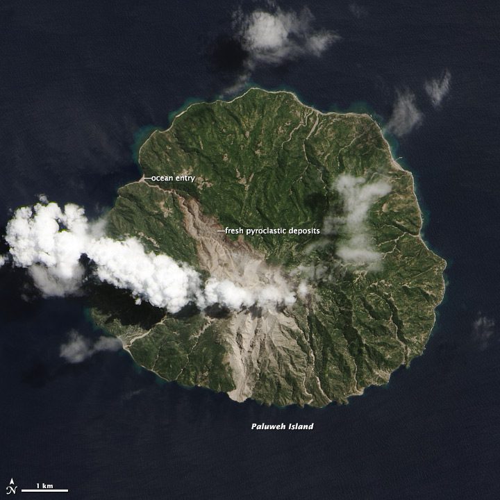 Landsat 8 Images Deadly Volcano