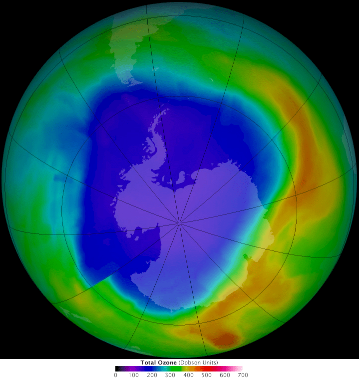 Satellites Confirm Smaller Ozone Hole