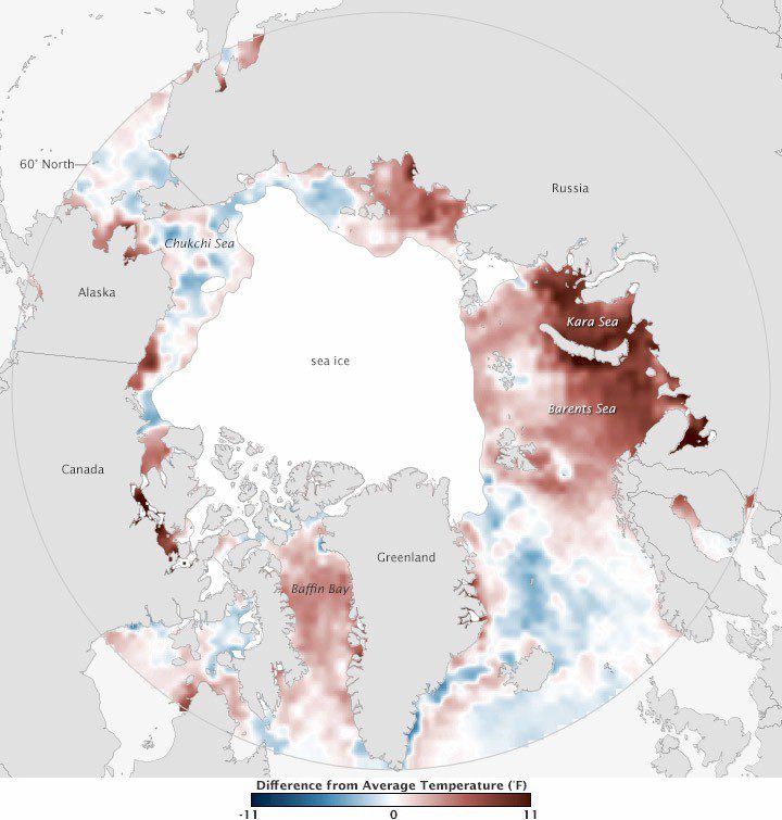 From the North Pole: Arctic Waters Continue to Warm