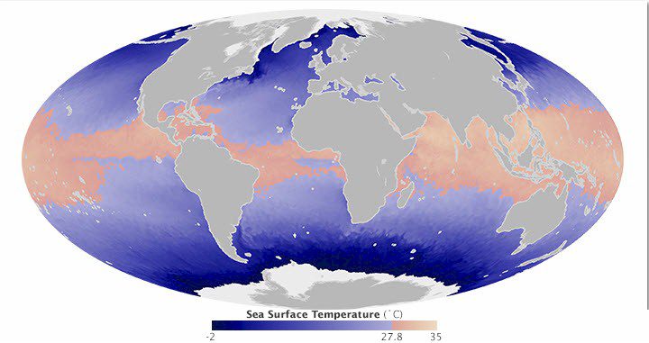 Satellites Take the Temperature of the Hurricane Pool