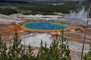 After an illegally operated drone crashed into Yellowstone’s Grand Prismatic Spring, shown above, the park is seeking to drive home the point that violating its ban against using drones in the park means serious consequences. The park is pressing criminal charges against at least three individuals. 