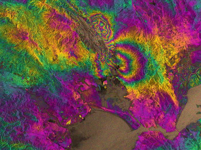 Radar Vision Maps Napa Valley Earthquake