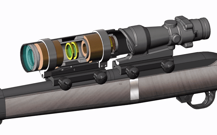 Rifle Scope's Adaptive Lens Holds Promise for Other Applications