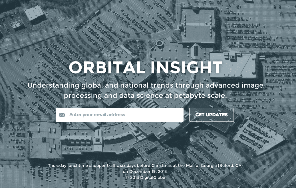 Orbital Insight Makes Inroads with the Investor Set