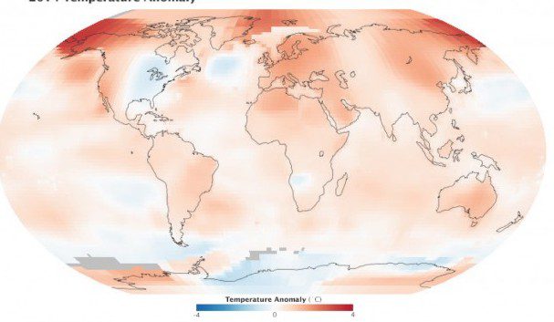 2014 Was the Warmest Year in the Modern Record