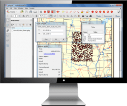 The OpenGeoPDF approach allows users to access, search and extract GeoPDF maps with embedded feature attributes as an OGC GeoPackage, using any PDF-compatible software.