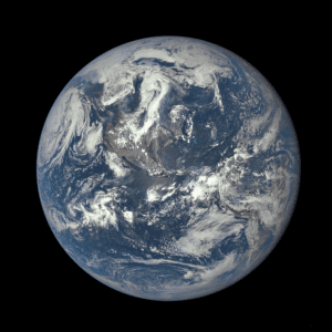 This Blue Marble image is the first fully illuminated snapshot of Earth captured by the DSCOVR satellite, which will capture and transmit full images of Earth every few hours. The information will help examine a range of Earth properties, such as ozone and aerosol levels, cloud coverage, and vegetation density, supporting a number of climate-science applications.