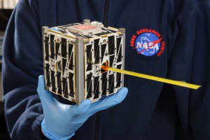 A previous participant in NASA’s CubeSat Initiative, PhoneSat 2.5 uses commercially available smartphone technology to collect data on the long-term performance of consumer technologies used in spacecraft. (Credit: NASA)