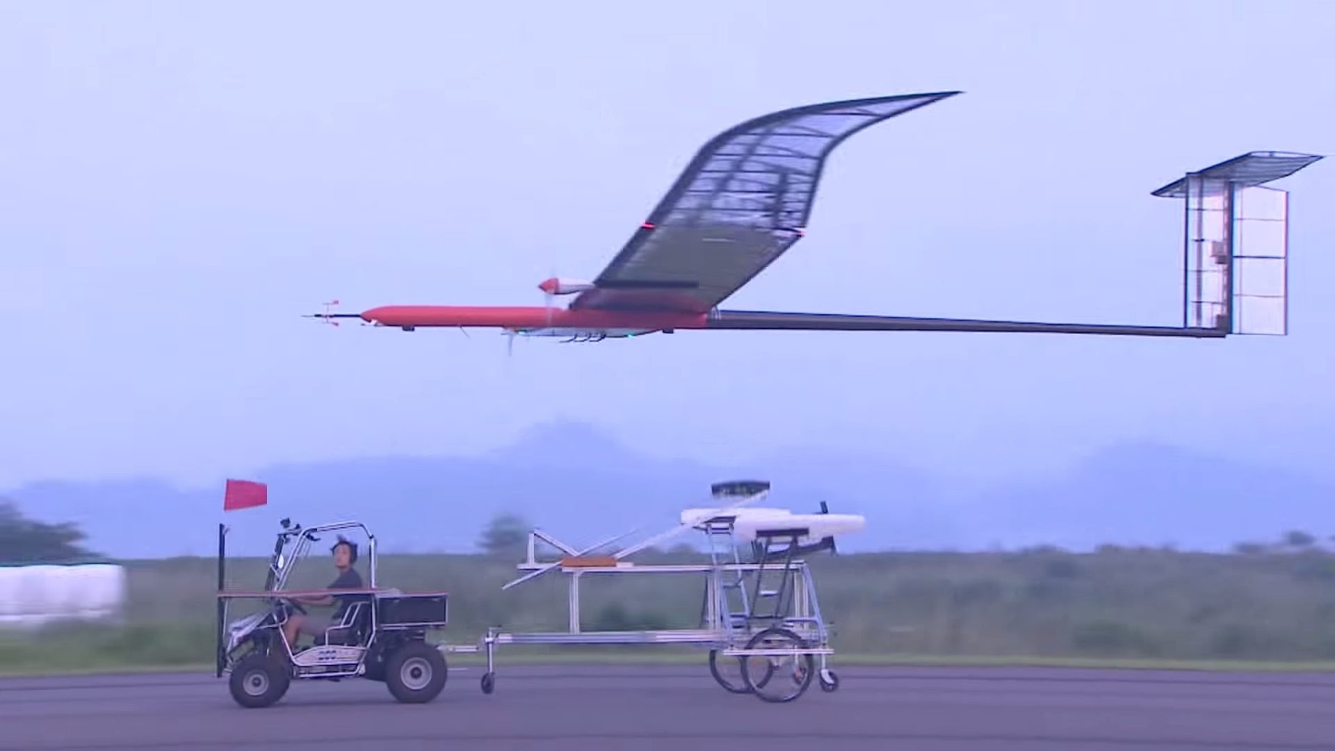 Solar-Powered UAV Flies in Stratosphere