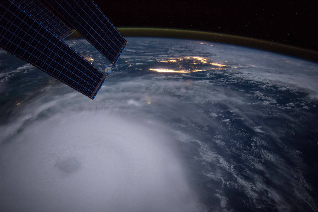 Hurricane Joaquin Pictured from International Space Station