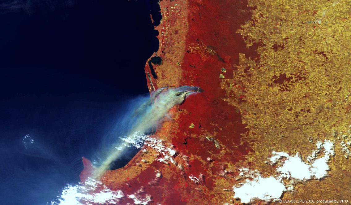 Minisatellite Monitors Massive Australian Smoke Plume