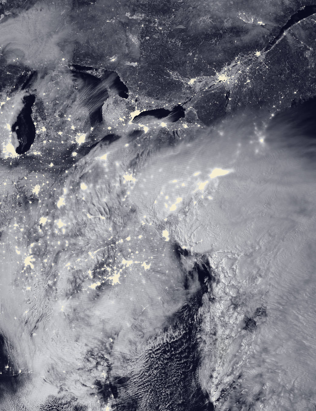 NOAA, NASA Satellites Track Eastern Blizzard