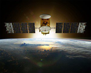 The Jason-3 satellite will improve weather, climate and ocean forecasts, helping NOAA’s National Weather Service and other global weather and environmental forecast agencies more-accurately forecast the strength of tropical cyclones. (Credit: NOAA)