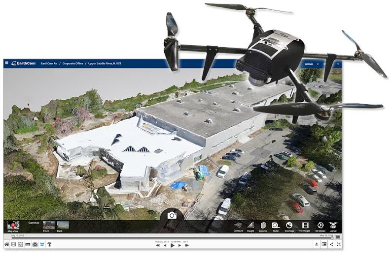 EarthCam Merges Webcams and Drones to Create a New Geospatial Jobsite Model