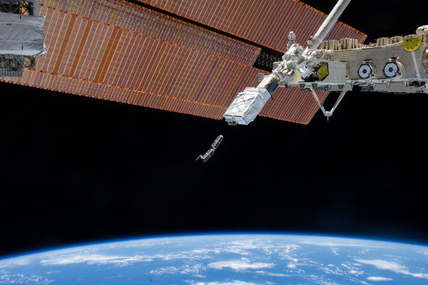 NASA's EDSN project unexpectedly proved another benefit of SmallSats. When eight of these devices were lost in November 2015 due to a launch-vehicle failure, their ability to be inexpensively recreated greatly decreased the cost in dollars and scientific progress. Similarly, private company Planet has lost more than 30 of its Dove SmallSats (inset) due to launch failures, but with more than 100 successfully placed into orbit, the company can sustain the losses and continue operations. (Credit: Planet)