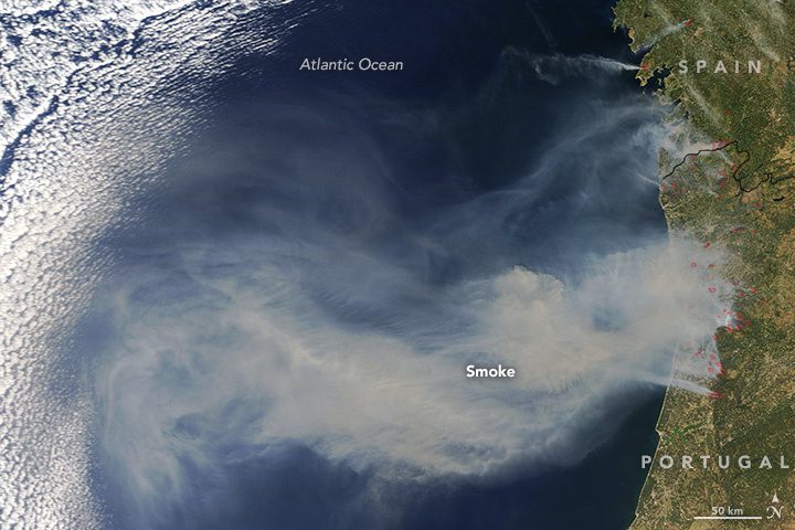 Wildfires Blaze in Portugal