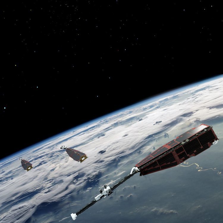 Swarm Satellites Measure Earth's Magnetism and Electricity