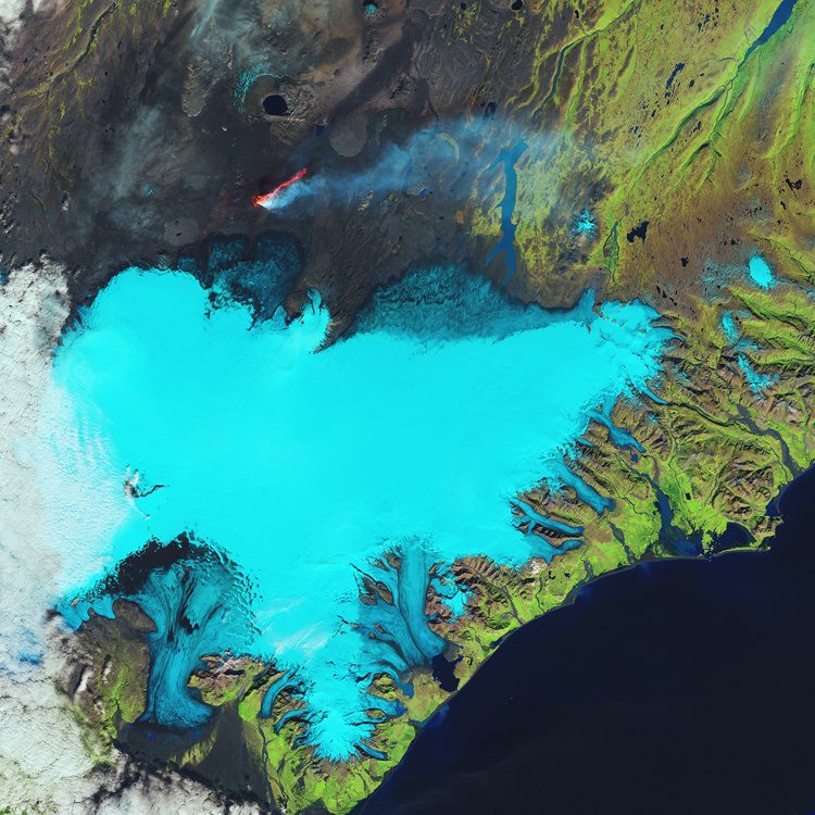 Landsat Looks at Europe's Largest Glacier