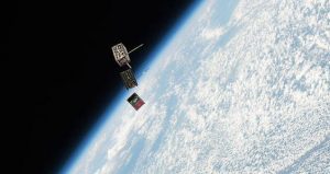 A “small spacecraft” (or SmallSat) can range in size from a postage-stamp (under an ounce) up to the size of a refrigerator (about 400 pounds). The variety of sizes offers spacecraft capabilities tailored to specific science instruments, exploration sensors or technology demonstrations. (Credit: NASA)