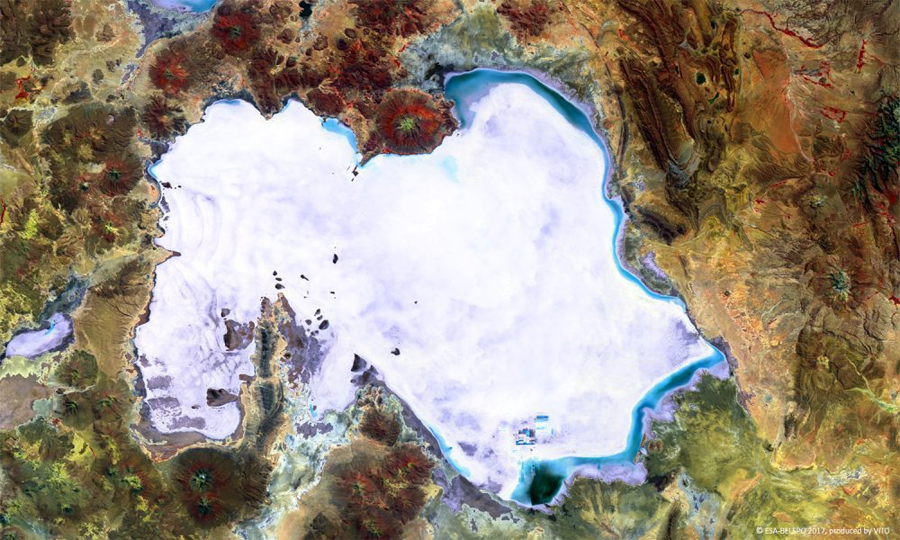 World's Largest Salt Plain Seen from Space