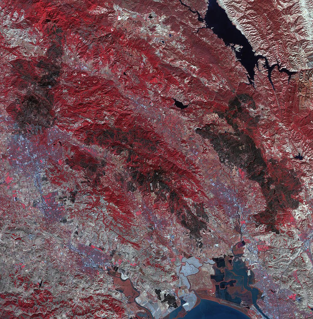 Impact of Northern California Fires Seen in New NASA Satellite Image