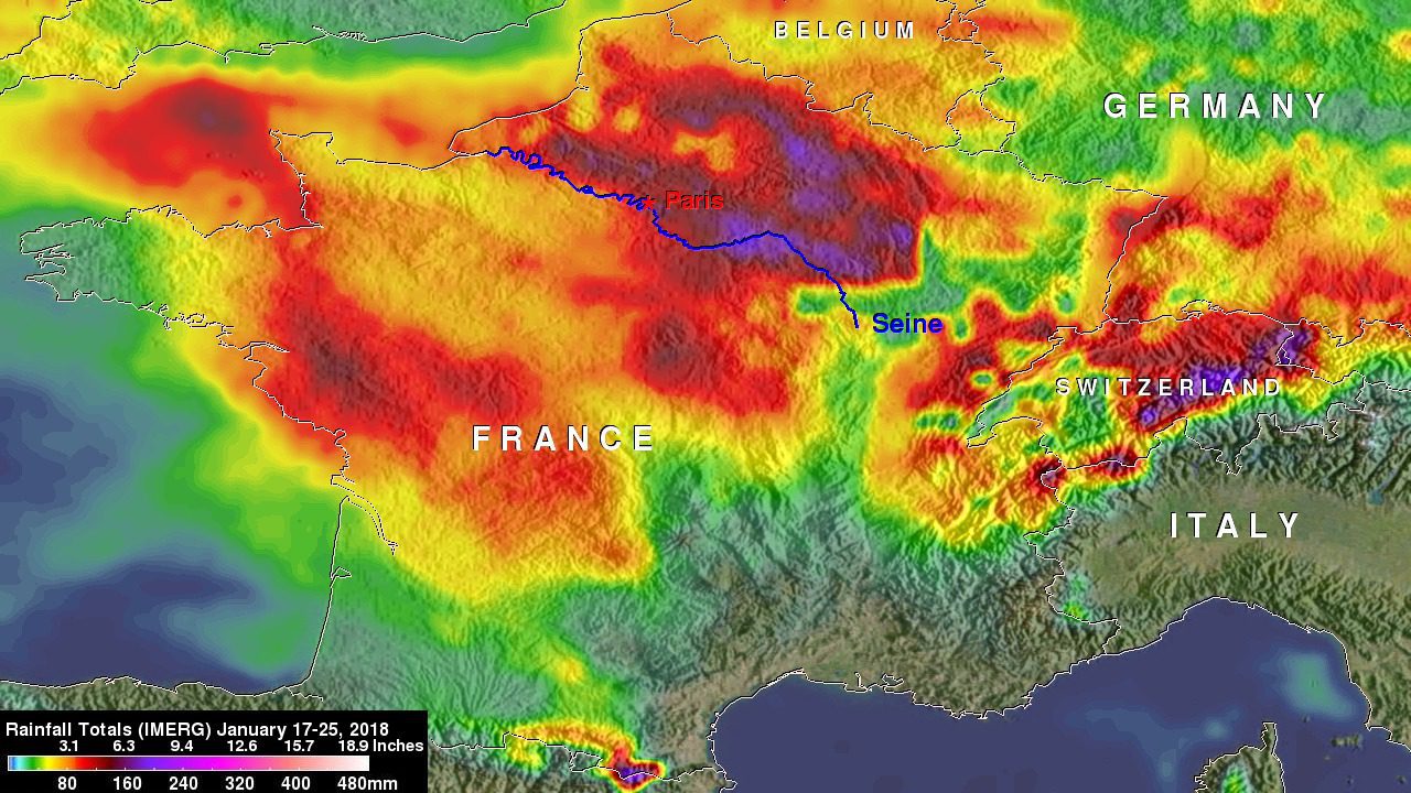France's Flooding Rains Examined by NASA