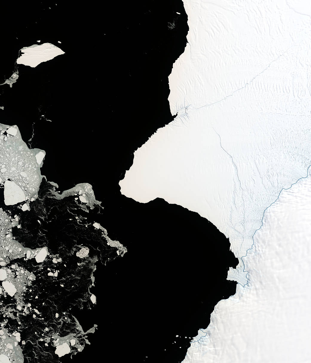 Countdown to Calving at Antarctica's Brunt Ice Shelf