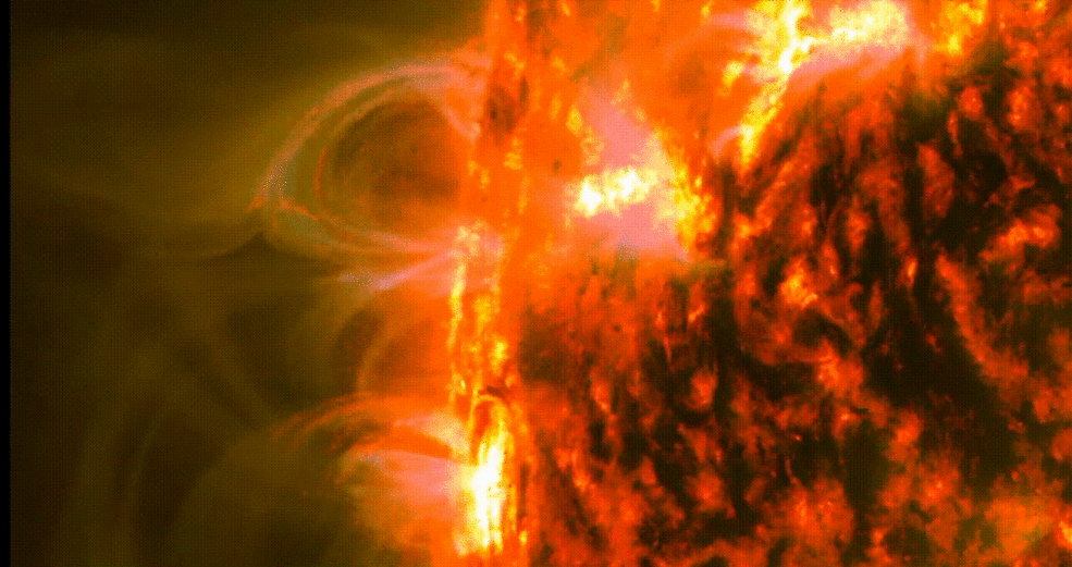 Unexpected Rain on Sun Links Two Solar Mysteries