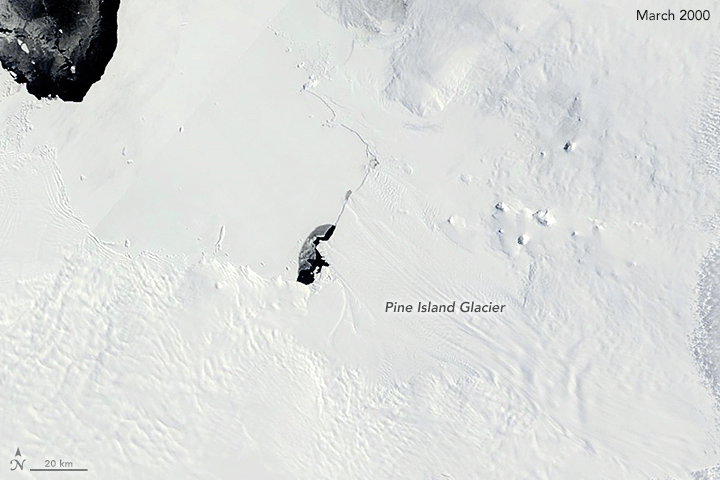The Wide View of a Shrinking Glacier