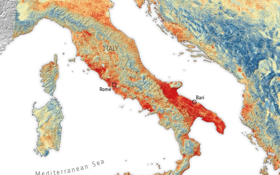 Land-Surface Temperature in Italy 