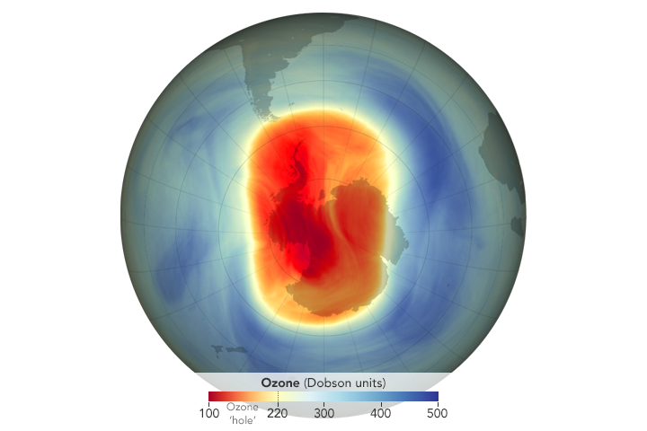 2023 Ozone Hole Ranks 16th Largest, NASA and NOAA Researchers Find 